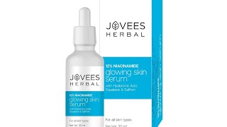 Jovees herbal glowing skin serum review best serum for glowing skin [upl. by Arsi]