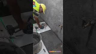 Step by step to install Spanish ceramic tiles 60x60 in your bathroom ceramic [upl. by Marys276]