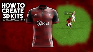 How To Create 3D Kits For The Football Manager 2018 Match Engine  FM18 Photoshop Tutorial [upl. by Balbinder]