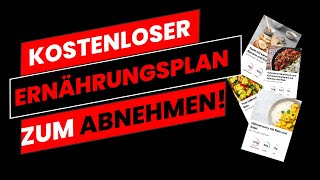 KOSTENLOSER individueller ERNÄHRUNGSPLAN zum ABNEHMEN [upl. by Uranie]