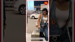 Kavya fame Sumbul Touqeer Khan traveling from Mumbai as she gets clicked at airport  SBB [upl. by Allyson433]