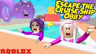 Roblox Escape the Cruise Ship Obby 🛳  ATTACKED BY ZOMBIES 🧟‍♂️ amp A GIANT OCTOPUS 🐙 [upl. by Oxford]