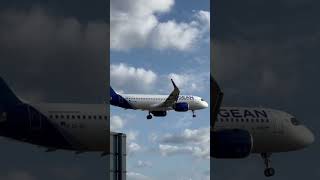 Aegean airline landing avaition airline [upl. by Leribag313]