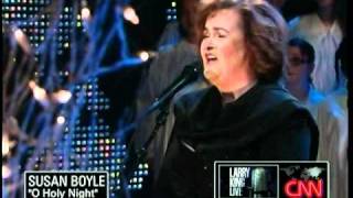 Susan Boyle  O Holy Night  Larry King Live 13 Dec 10 [upl. by Nashoma]