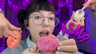 ASMR COM SABONETES  CORTANDO DERRETENDO TAPPING E MUITO MAIS 🧼 [upl. by Nimajnab694]