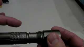 Guidesman Single AA Cree LED Flashlight Review [upl. by Boaten46]