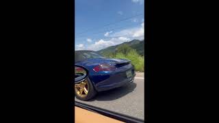 6 Boxsters with Loud exhaust sound [upl. by Bathsheba]