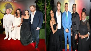 Prince Harry and Meghan Markle were invited to Bob Marley premiere Sussex pal insists [upl. by Ynohtnaed]