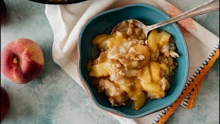 Peach Crisp  Muy Bueno [upl. by Pimbley]