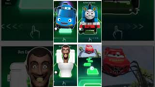 McQueen Eater 🆚️ Thomas Train 🆚️ Tayo Man 🆚️ Lighting McQueen🎶 Who will win [upl. by Sgninnej457]