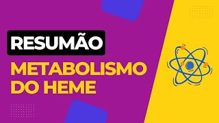 Metabolismo do Heme Tudo que você precisa saber [upl. by Zurkow]