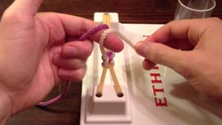 Surgical Knot Tying Twohanded Righty [upl. by Ebbarta525]