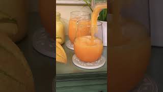 Easy Recipe  Cantaloupe Melon Juice  Island Style  Have a Blessed Day [upl. by Joub]