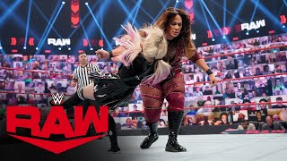 Alexa Bliss vs Nia Jax Raw June 14 2021 [upl. by Ellerrehs536]