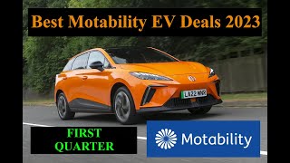 Best Motability EV Deals 2023 1st Quarter [upl. by Oreste604]