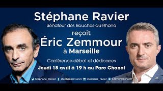 Eric Zemmour a Marseille avec Stéphane Ravier RN ce 18 avr 2019 [upl. by Boynton684]