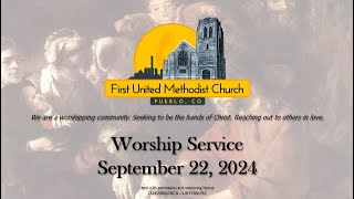 Live Worship Service at First United Methodist Church Pueblo [upl. by Delp]