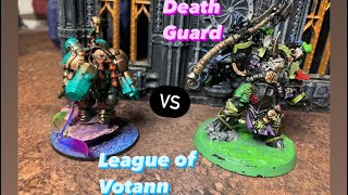 League Of Votann VS Death Guard Warhammer 40k Battle Report 10th Edition [upl. by Davis]