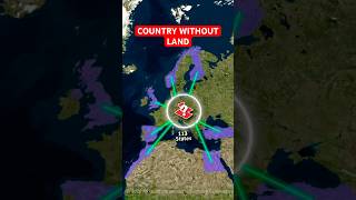 The Secret Country Without Land 🔥 shorts maps facts countries geopolitics history europe [upl. by Lenes751]