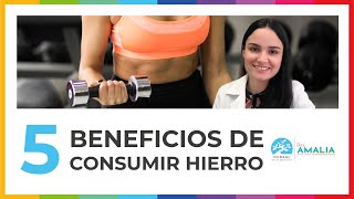 5 beneficios de consumir Hierro [upl. by Yclehc508]