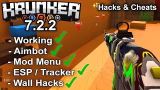 Krunkerio 722 Free Hacks amp Cheats WORKING [upl. by Zebada578]