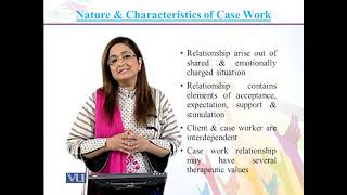 Nature and Characteristics of Social Case Work  Introduction to Social Work  SOC301Topic035 [upl. by Travus]