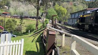 Puffing Billy Railway With Locomotive 12A At Belgrave Station part 5 [upl. by Leile749]