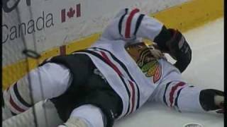 James Wisniewski KOs Seabrook and Brent Seabrook nails Corey Perry [upl. by Dlonyar]