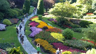 The Butchart Gardens Brentwood Bay British Columbia Canada [upl. by Georgeanne]