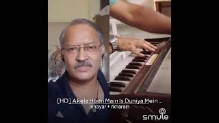 Akela Hoon Mai Baat Ek Raat Ki  VocalHarmonium duet [upl. by Nadda550]