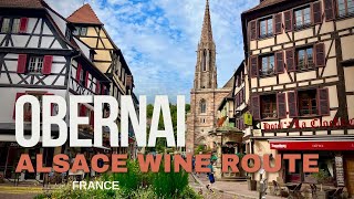 ALSACE WINE ROUTE  OBERNAI [upl. by Jilly]