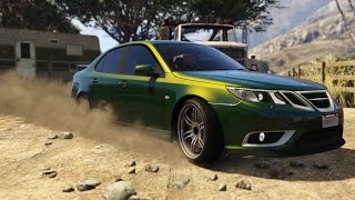 GTA V Saab 93 Turbo X Car Mod [upl. by Eimmelc]