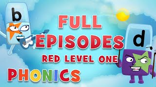 Alphablocks  Red Level One  Full Episodes 1315  HomeSchooling  Learn to Read WithMe [upl. by Swee]