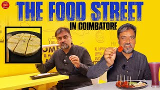 Update Food Street in Coimbatore Varied Stalls with Best Tastes  Food Review Tamil  Semma Theeni [upl. by Lowney]