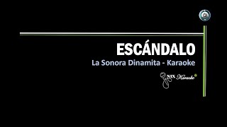 Escándalo La Sonora Dinamita Karaoke [upl. by Seniag]