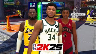 MY NEW 3 LEVEL SCORING POINT FOUR BUILD IN NBA 2K25 IS INSANE [upl. by Lahcim160]