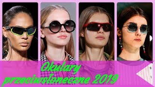 Modne 🕶 okulary przeciwsłoneczne 2019 damskie [upl. by Lock]