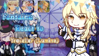 🎄Fontaine react to Traveller Lumine ✨  Gacha Life 2  Very Short  By  Ophelia Me [upl. by Rizas]