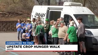 Upstate residents walk to end hunger [upl. by Uohk]