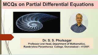 Partial Differential Equations MCQs [upl. by Eliath]