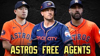 ASTROS FREE AGENTS  WHO TO KEEP [upl. by Arelc]