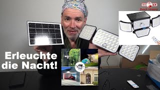 Erleuchte die Nacht mit diesen Solarleuchten Solarlampen für außen mit Bewegungsmelder Wandleuchte [upl. by Sirron]