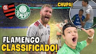 FLAMENGO CLASSIFICADO E ABEL FERREIRA EXPULSO DE UM JEITO BIZARRO Palmeiras x Flamengo [upl. by Imis615]