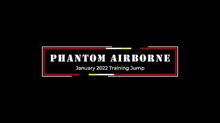 20220108  Phantom Airborne Brigade  January 2022 Training Jump 4K  Zephyrhills FL [upl. by Ayyidas]