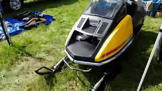 1972 SKI DOO TNT FREE AIR VINTAGE SNOWMOBILE AT BOONVILLE NY VINTAGE SNOWMOBILE SHOW [upl. by Gombosi]