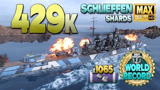 Battleship Schlieffen NEW WORLD RECORD  World of Warships [upl. by Hess]