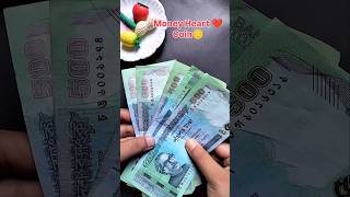 Money heart coinbutterfly Dollar bill origami tutorial Money gift ideashorts trending origami [upl. by Nanny138]