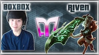 BoxBox  Riven vs Yasuo  Top Challenger [upl. by Lilhak]