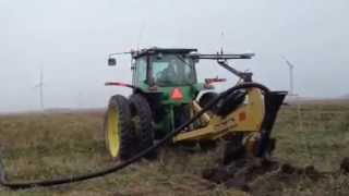 Installing drainage tile with Soilmax ZD tile plow and Intellislope [upl. by Harleigh]