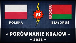 🇵🇱 POLSKA vs BIAŁORUŚ 🇧🇾  Porównanie gospodarcze w ROKU 2023 Białoruś [upl. by Ynnep]